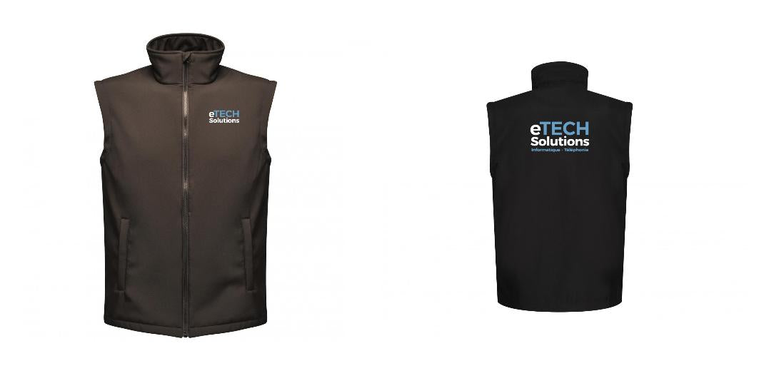 BODYWARMER SOFTSHELL PERSONNALISABLE REF: RGA844
