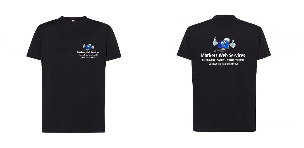 T-SHIRT PREMIUM UNISEXE 100% COTON PERSONNALISABLE REF : JK190