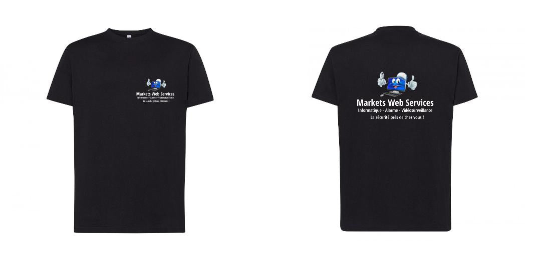 T-SHIRT PREMIUM UNISEXE 100% COTON PERSONNALISABLE REF : JK190