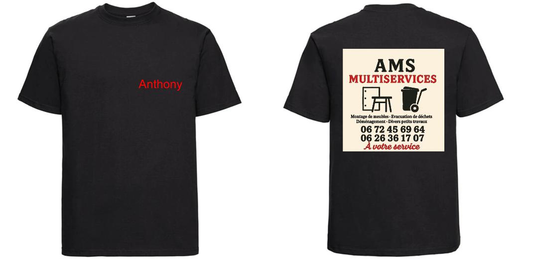 T-SHIRT PRESTIGE EPAIS UNISEXE 100% COTON PERSONNALISABLE REF : RU215