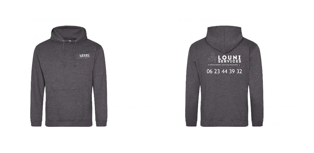 SWEAT A CAPUCHE PERSONNALISABLE REF : JH001