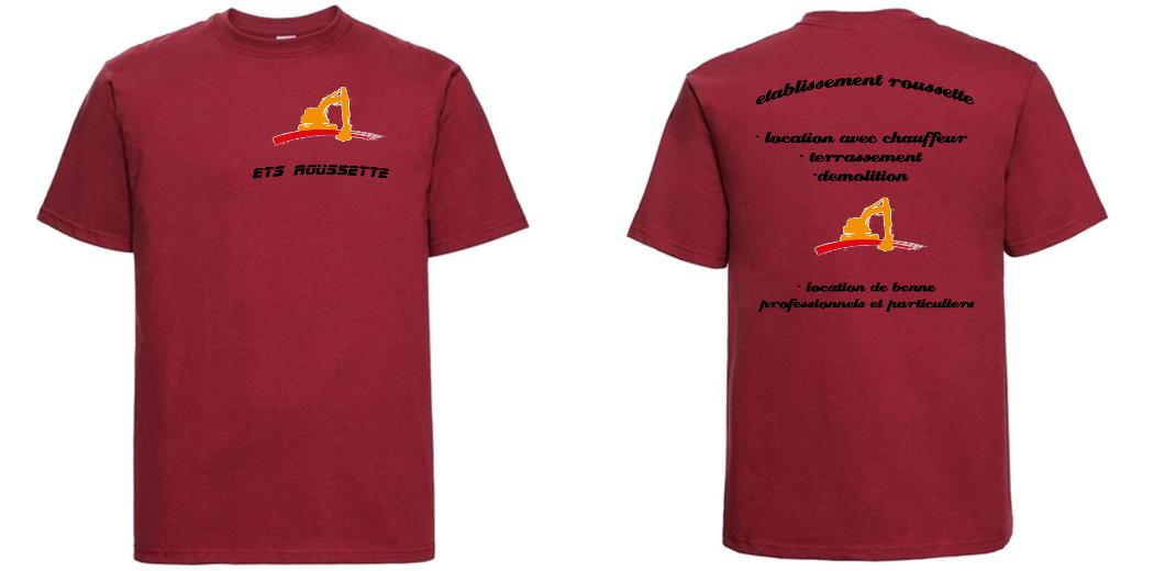 T-SHIRT PRESTIGE EPAIS UNISEXE 100% COTON PERSONNALISABLE REF : RU215