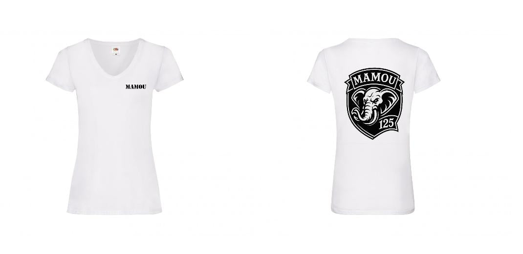 T-SHIRT COL V FEMME PERSONNALISABLE REF : SC601
