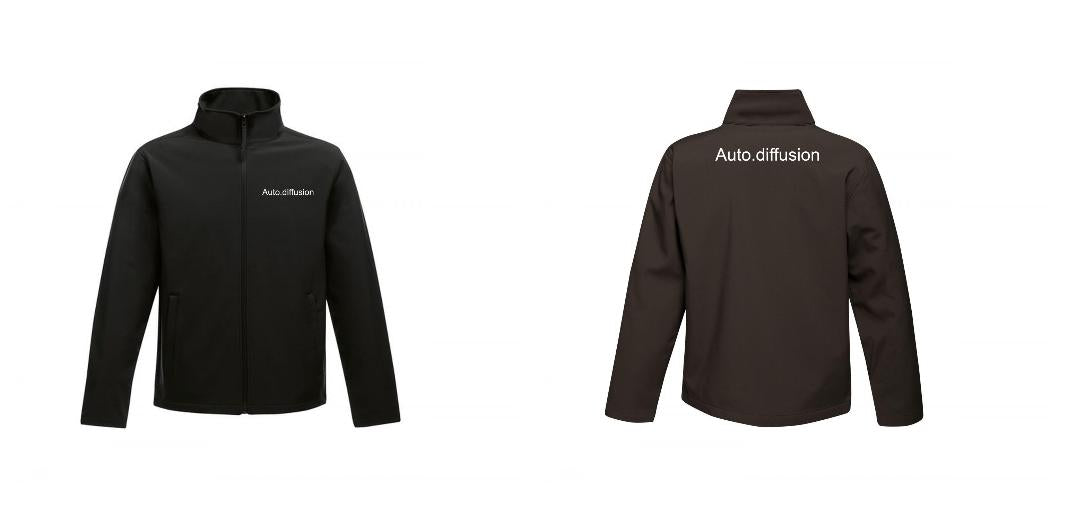 VESTE SOFTSHELL HOMME PERSONNALISABLE REF : RGA628