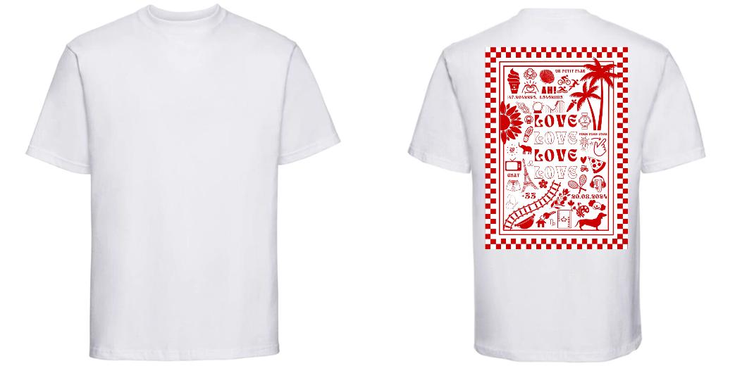 T-SHIRT PRESTIGE EPAIS UNISEXE 100% COTON PERSONNALISABLE REF : RU215