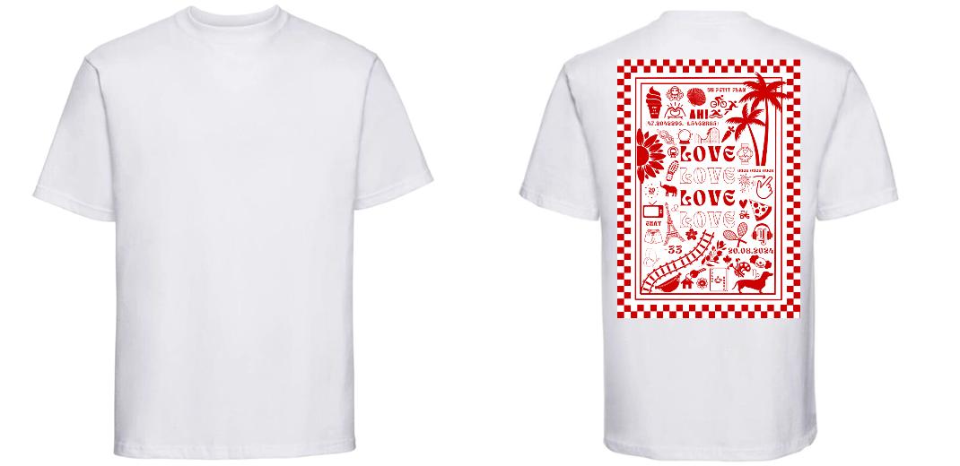 T-SHIRT PRESTIGE EPAIS UNISEXE 100% COTON PERSONNALISABLE REF : RU215