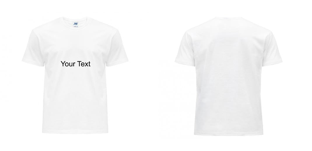 T-SHIRT PREMIUM UNISEXE 100% COTON PERSONNALISABLE REF : JK190