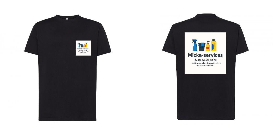 T-SHIRT PREMIUM UNISEXE 100% COTON PERSONNALISABLE REF : JK190