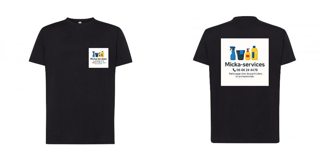 T-SHIRT PREMIUM UNISEXE 100% COTON PERSONNALISABLE REF : JK190