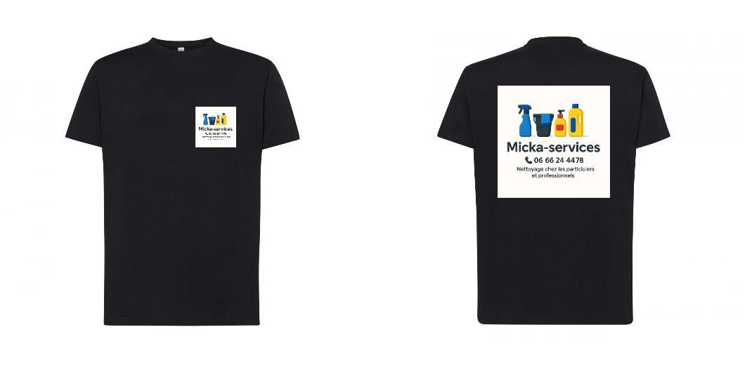 T-SHIRT PREMIUM UNISEXE 100% COTON PERSONNALISABLE REF : JK190