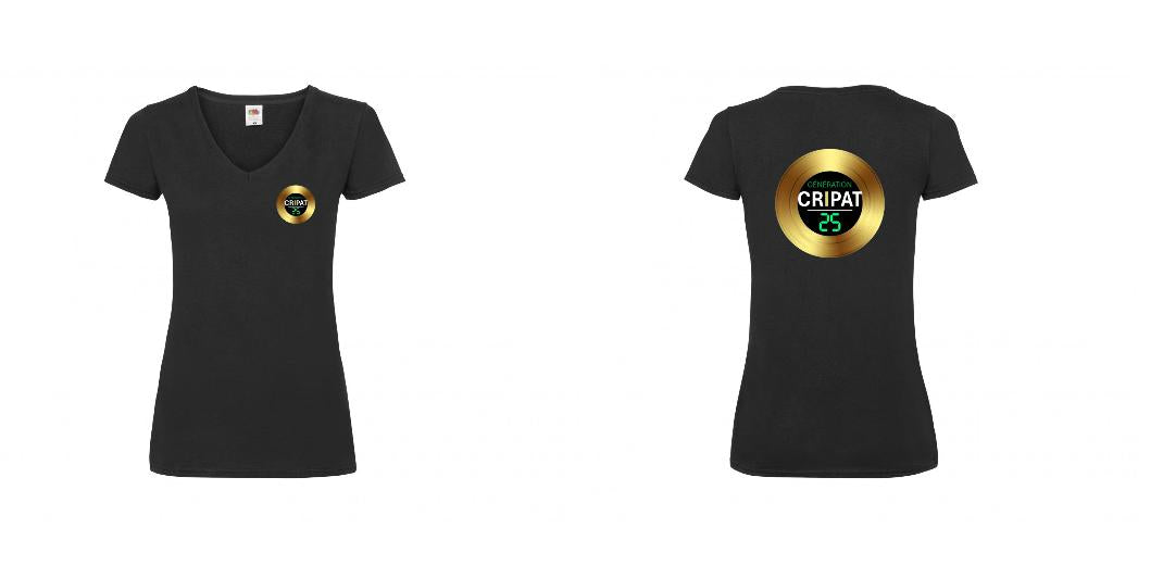 T-SHIRT COL V FEMME PERSONNALISABLE REF : SC601