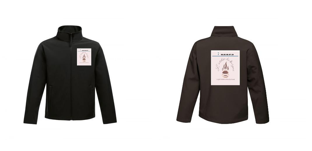 VESTE SOFTSHELL HOMME PERSONNALISABLE REF : RGA628