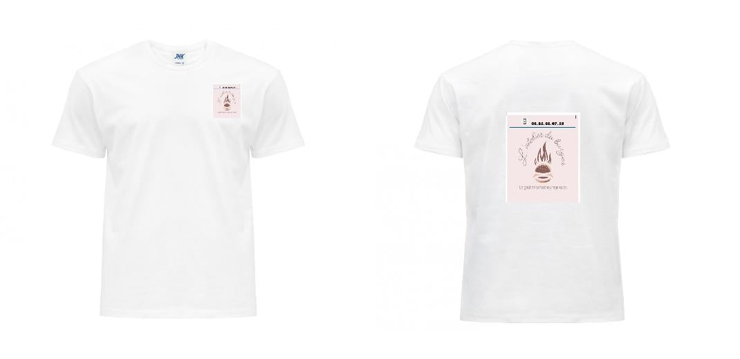 T-SHIRT PREMIUM UNISEXE 100% COTON PERSONNALISABLE REF : JK190