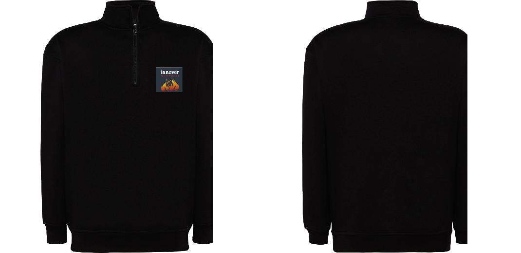SWEAT COL ZIPPÉ PERSONNALISABLE UNISEXE REF: JK298