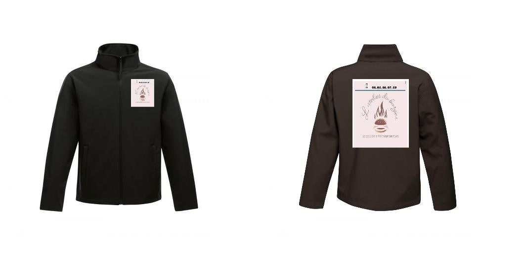 VESTE SOFTSHELL HOMME PERSONNALISABLE REF : RGA628