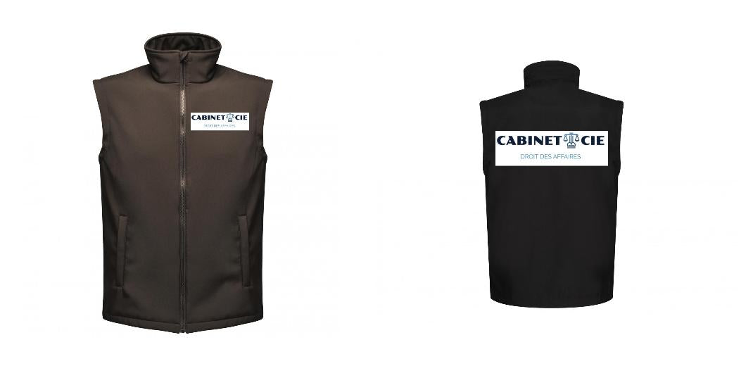 BODYWARMER SOFTSHELL PERSONNALISABLE REF: RGA844