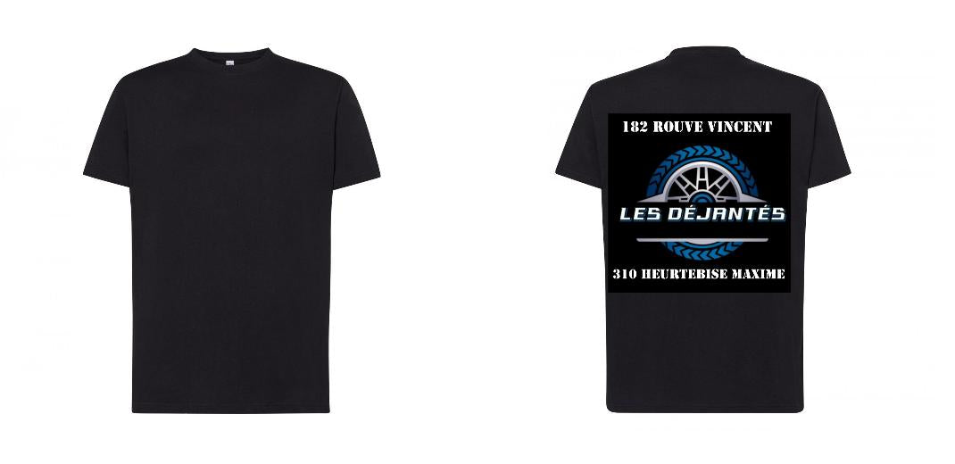 T-SHIRT PREMIUM UNISEXE 100% COTON PERSONNALISABLE REF : JK190