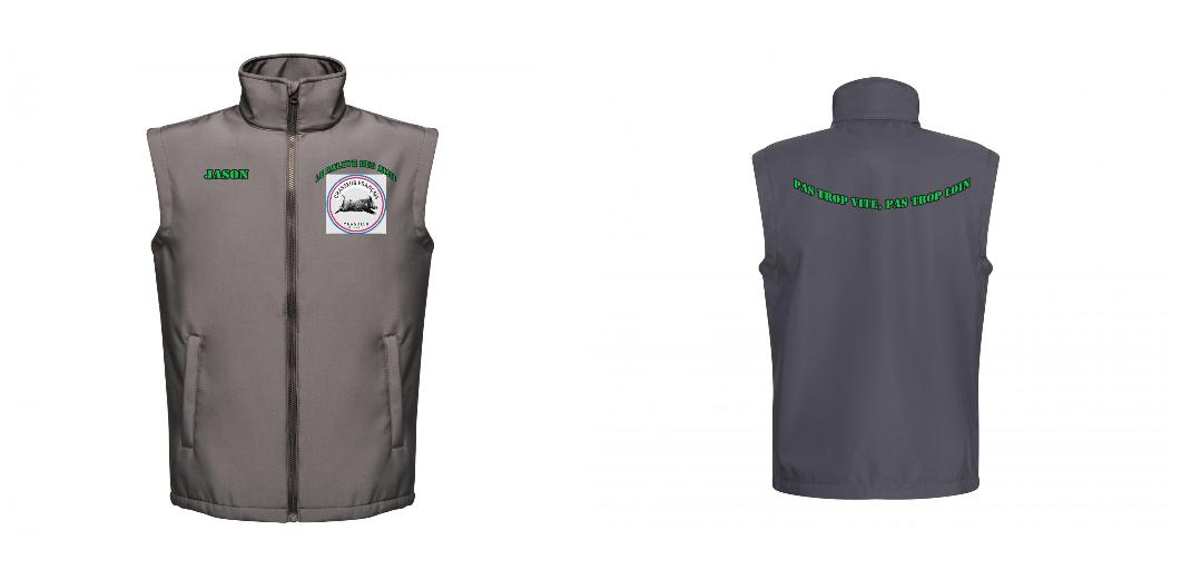 BODYWARMER SOFTSHELL PERSONNALISABLE REF: RGA844