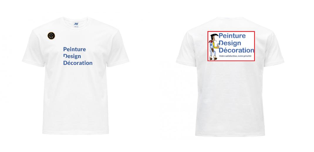 T-SHIRT PREMIUM UNISEXE 100% COTON PERSONNALISABLE REF : JK190