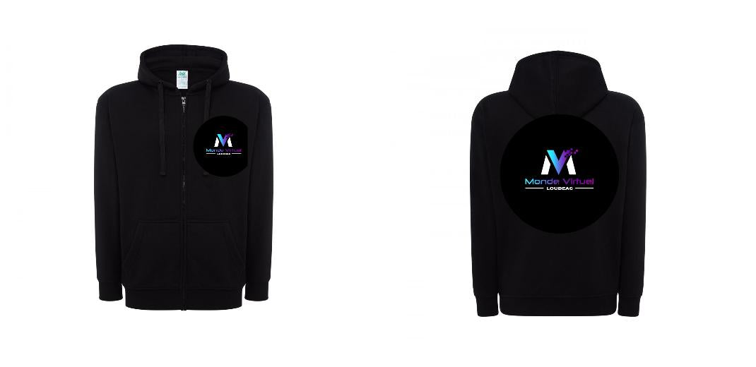 VESTE A CAPUCHE PERSONNALISABLE UNISEX REF: JK297