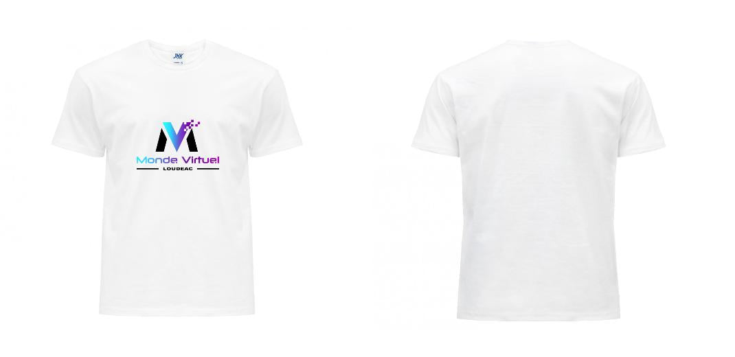 T-SHIRT PREMIUM UNISEXE 100% COTON PERSONNALISABLE REF : JK190