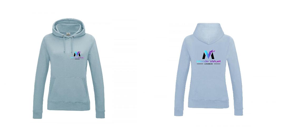 SWEAT A CAPUCHE FEMME PERSONNALISABLE REF : JH01F