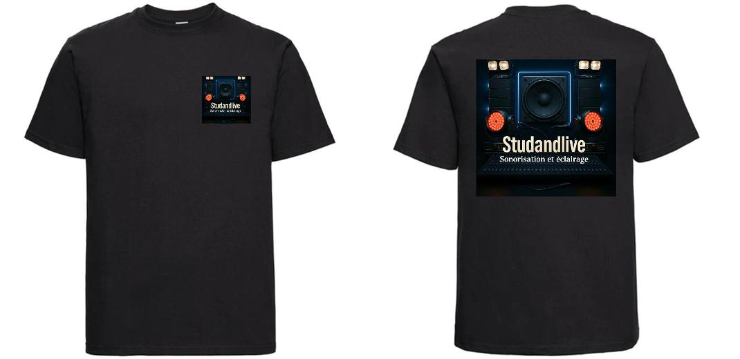 T-SHIRT PRESTIGE EPAIS UNISEXE 100% COTON PERSONNALISABLE REF : RU215