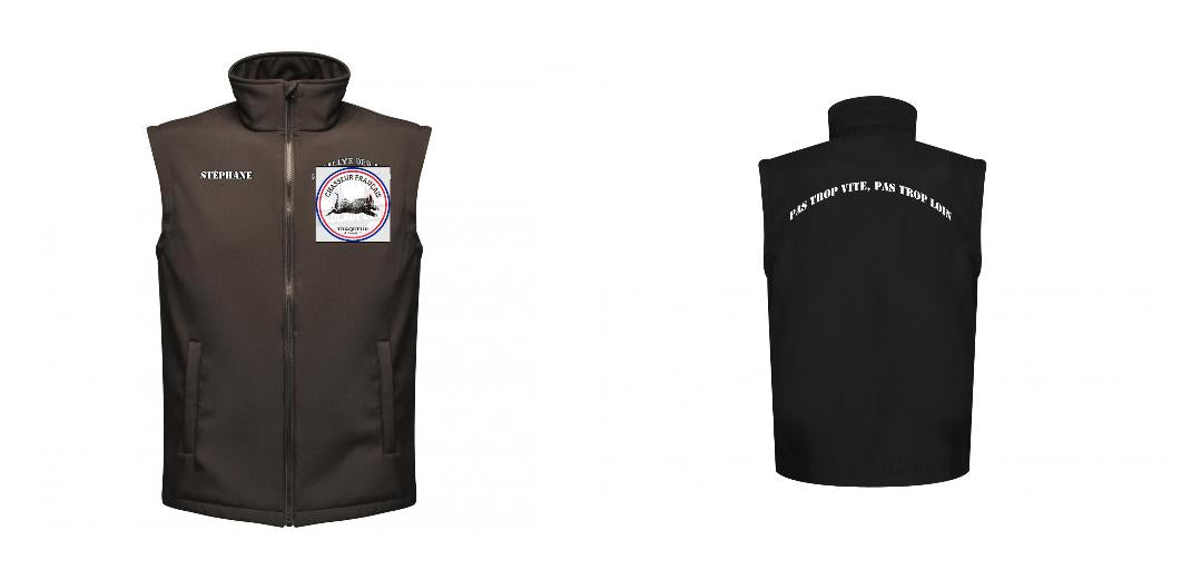 BODYWARMER SOFTSHELL PERSONNALISABLE REF: RGA844
