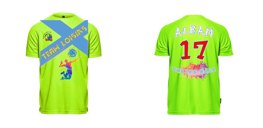 T-SHIRT SPORT HOMME PERSONNALISABLE REF : PK140