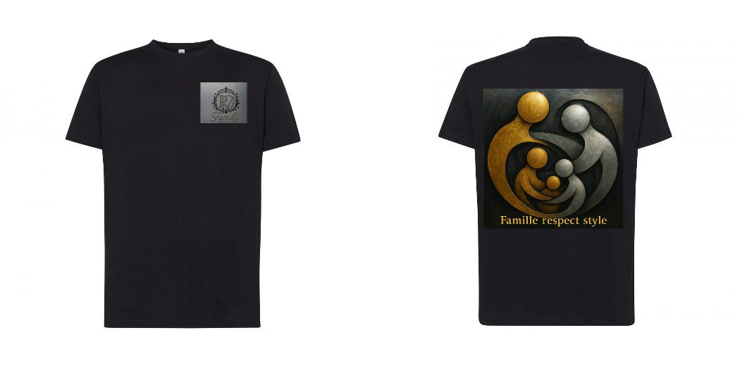 T-SHIRT PREMIUM UNISEXE 100% COTON PERSONNALISABLE REF : JK190