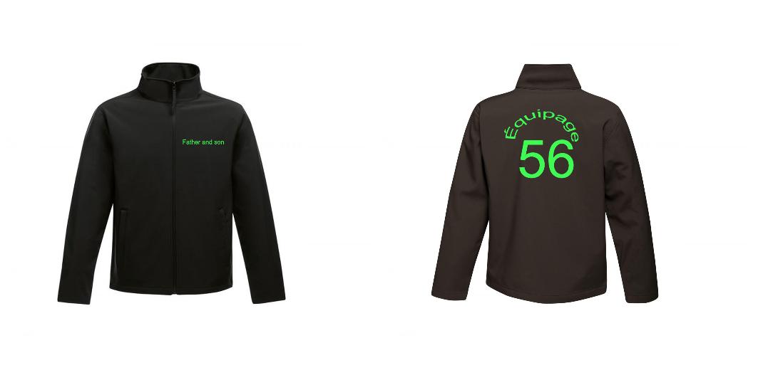 VESTE SOFTSHELL HOMME PERSONNALISABLE REF : RGA628