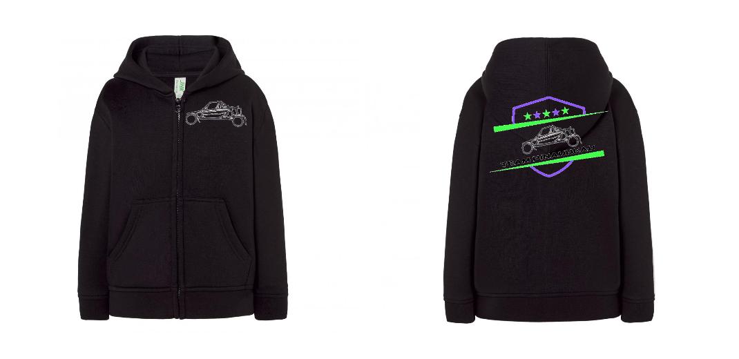 SWEAT A CAPUCHE ZIPPÉ ENFANT PERSONNALISABLE REF : JK290K