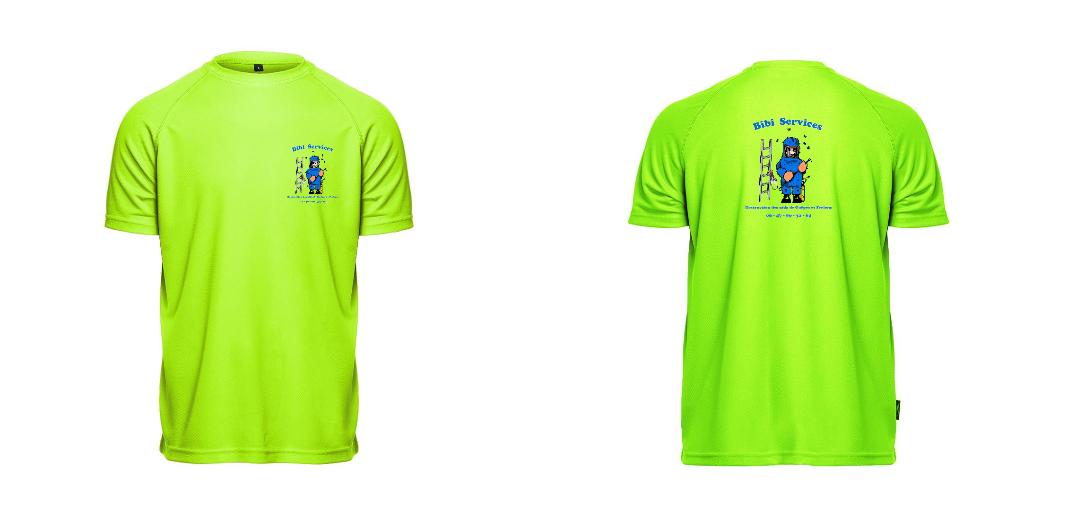 T-SHIRT SPORT HOMME PERSONNALISABLE REF : PK140