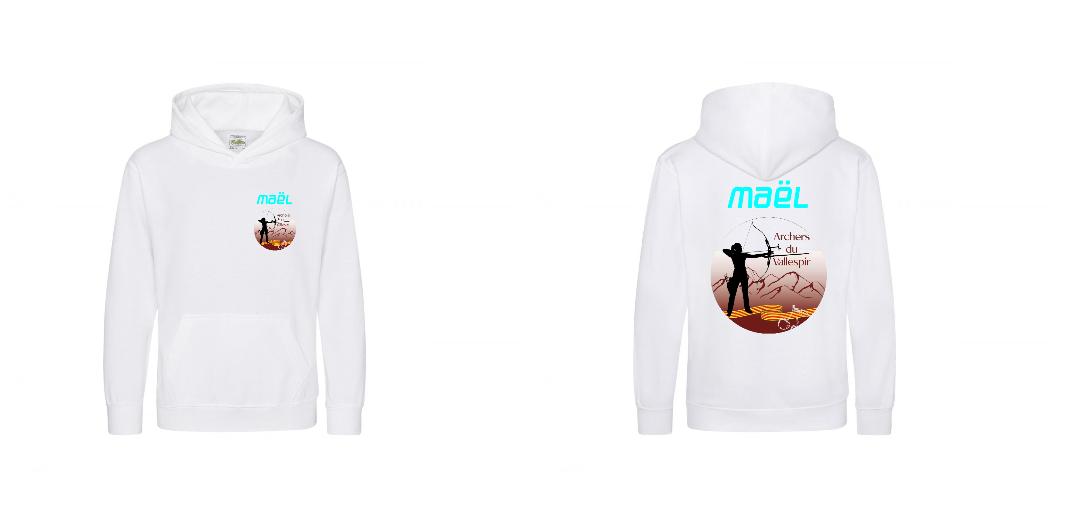 SWEAT A CAPUCHE ENFANT PERSONNALISABLE REF : JH01J