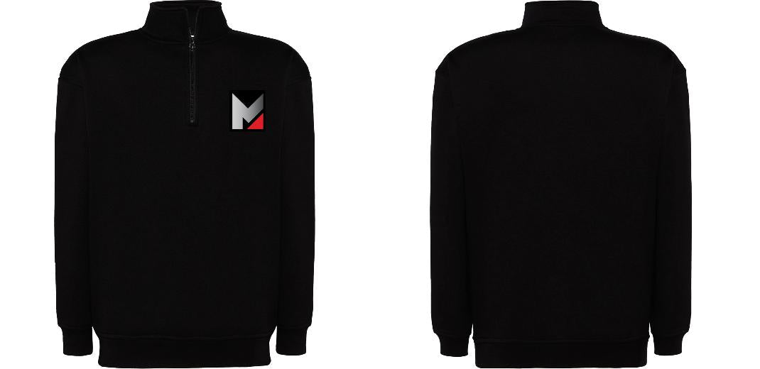 SWEAT COL ZIPPÉ PERSONNALISABLE UNISEXE REF: JK298