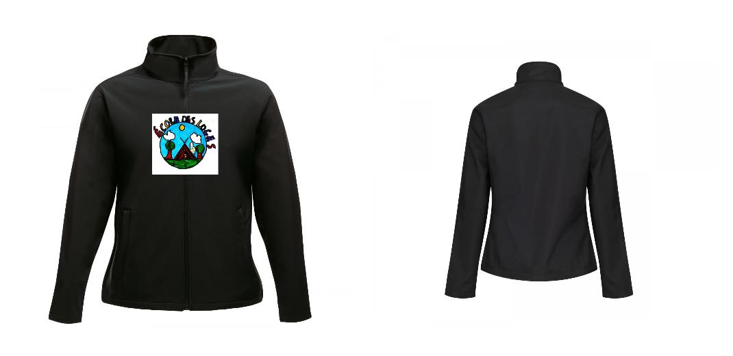 VESTE SOFTSHELL FEMME PERSONNALISABLE REF : RGA629