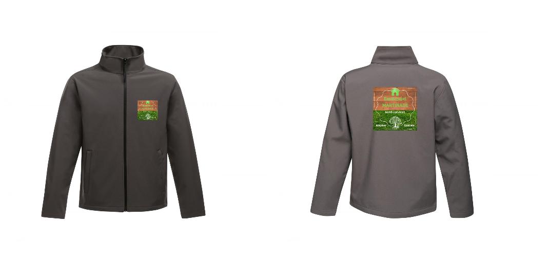 VESTE SOFTSHELL HOMME PERSONNALISABLE REF : RGA628