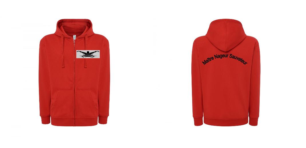 VESTE A CAPUCHE PERSONNALISABLE UNISEX REF: JK297