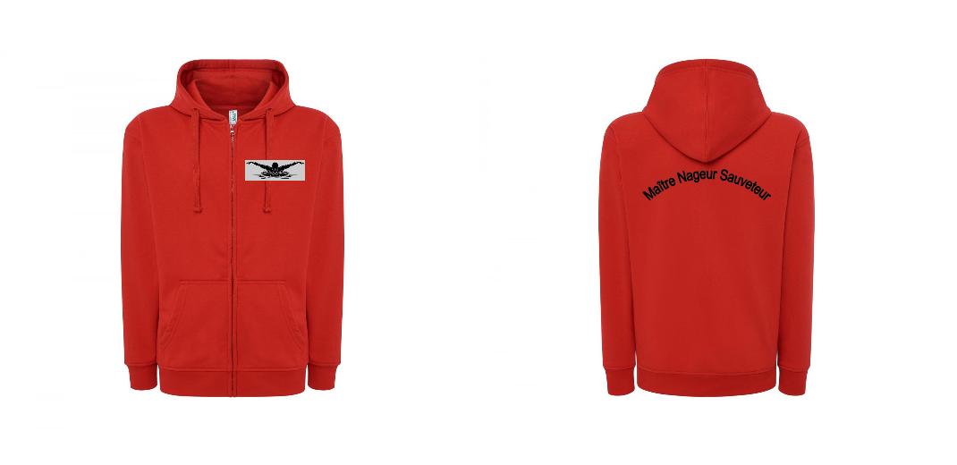 VESTE A CAPUCHE PERSONNALISABLE UNISEX REF: JK297