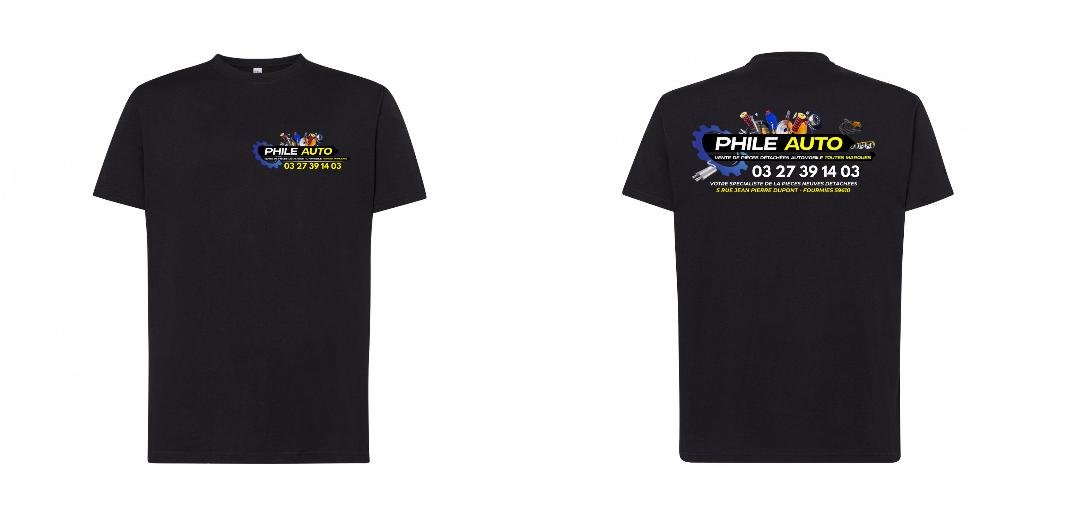 T-SHIRT PREMIUM UNISEXE 100% COTON PERSONNALISABLE REF : JK190