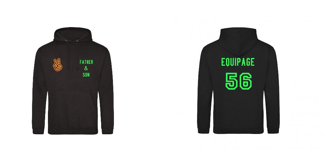 SWEAT A CAPUCHE PERSONNALISABLE REF : JH001