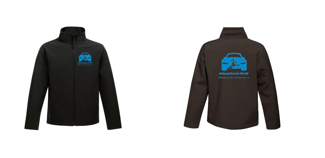 VESTE SOFTSHELL HOMME PERSONNALISABLE REF : RGA628
