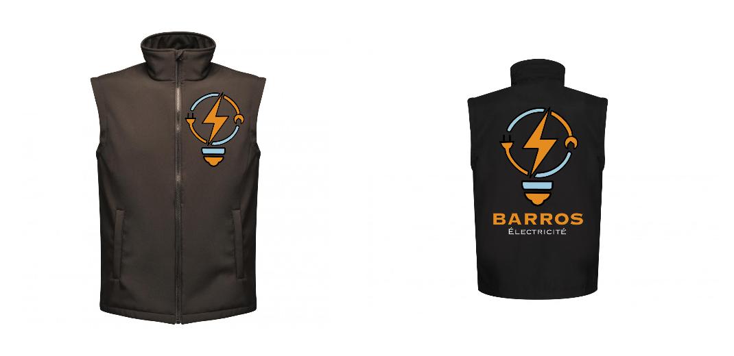 BODYWARMER SOFTSHELL PERSONNALISABLE REF: RGA844