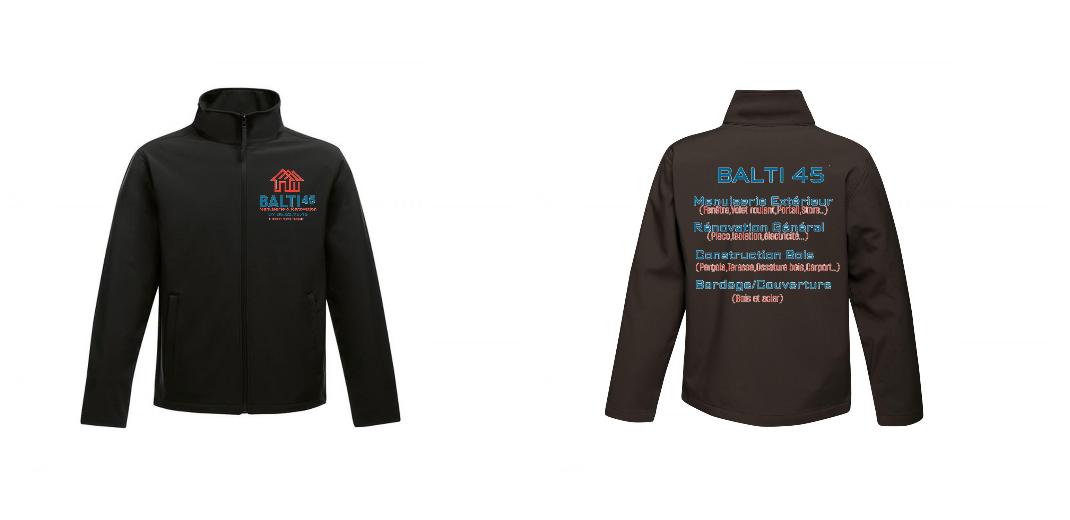 VESTE SOFTSHELL HOMME PERSONNALISABLE REF : RGA628
