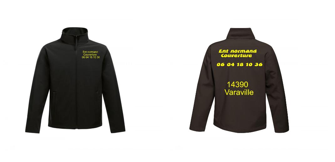 VESTE SOFTSHELL HOMME PERSONNALISABLE REF : RGA628