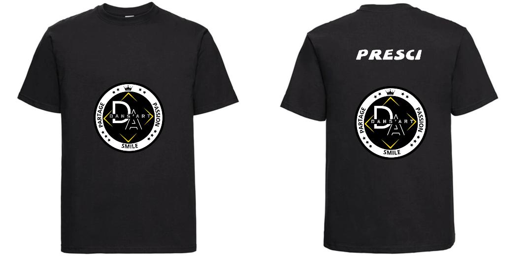 T-SHIRT PRESTIGE EPAIS UNISEXE 100% COTON PERSONNALISABLE REF : RU215