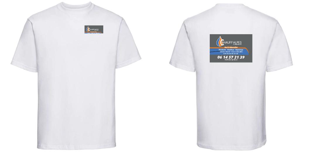 T-SHIRT PRESTIGE EPAIS UNISEXE 100% COTON PERSONNALISABLE REF : RU215
