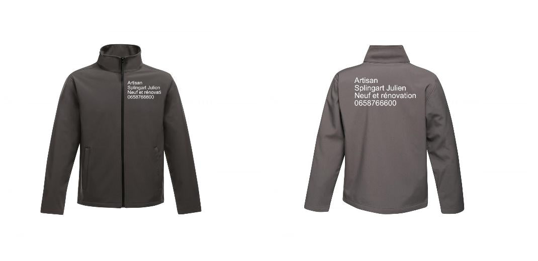 VESTE SOFTSHELL HOMME PERSONNALISABLE REF : RGA628