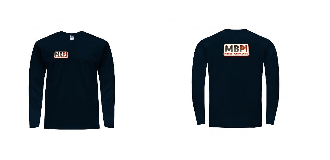 T-SHIRT MANCHES LONGUES PERSONNALISABLE REF : JK175