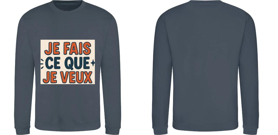 PULL COL ROND PERSONNALISABLE REF : JH030